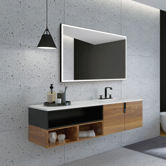 LEDIMEX SUIZA SUIZ01060NG NEGRO MATE 60 X 80