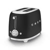 SMEG Tostadora 2x2 50`Style  TSF01BLMEU Negro Mate