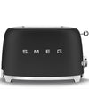 SMEG Tostadora 2x2 50`Style  TSF01BLMEU Negro Mate
