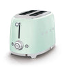 SMEG Tostadora 2x2 50`Style  TSF01PGEU Verde Agua Brillo