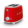 SMEG Tostadora 2x2 50`Style  TSF01RDEU Rojo Brillo