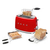 SMEG Tostadora 2x2 50`Style  TSF01RDEU Rojo Brillo