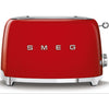 SMEG Tostadora 2x2 50`Style  TSF01RDEU Rojo Brillo