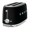 SMEG Tostadora 4x2 50`Style TSF02BLEU Negro Brillo