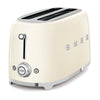 SMEG Tostadora 4x2 50`Style TSF02CREU Crema Brillo