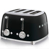 SMEG Tostadora 4x4 50`Style TSF03BLEU Negro Brillo