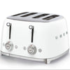 SMEG Tostadora 4x4 50`Style TSF03WHEU Blanco Brillo