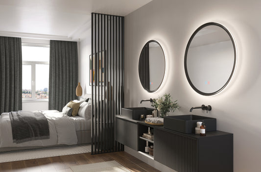LEDIMEX TORINO TORI03780NG NEGRO MATE Ø  80