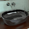 Fossil Natura Yaco Lavabo Sobre Encimera 361 Negro Brillo