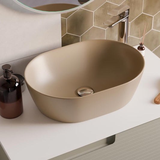 Fossil Natura Yaco Lavabo Sobre Encimera 4959 Beige Mate