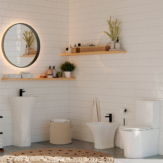 Fossil Natura Nui Bidet a Suelo 1184 Blanco Brillo