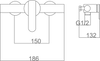 IMEX ROMA BDR001-5 Cromo
