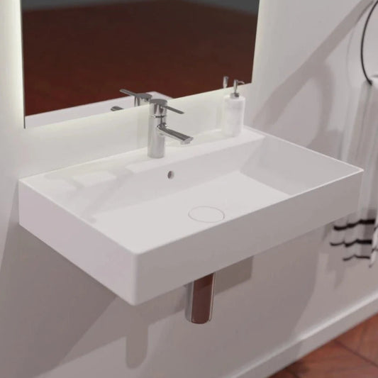 Fossil Natura Dukan Lavabo Suspendido 3623 Blanco Mate