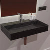 Fossil Natura Dukan Lavabo Suspendido 3624 Negro Mate