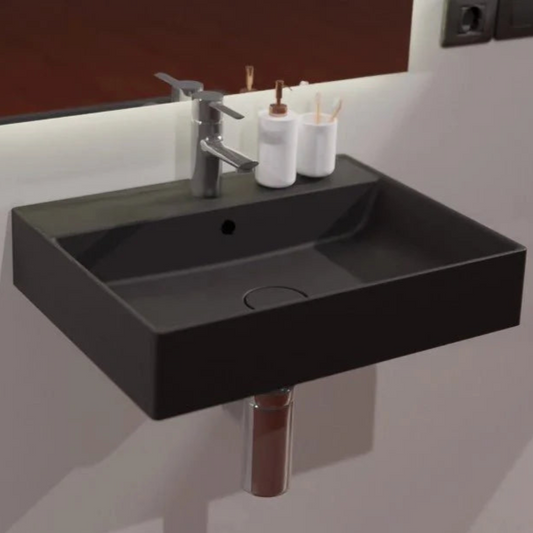 Fossil Natura Dukan Lavabo Suspendido 3622 Negro Mate