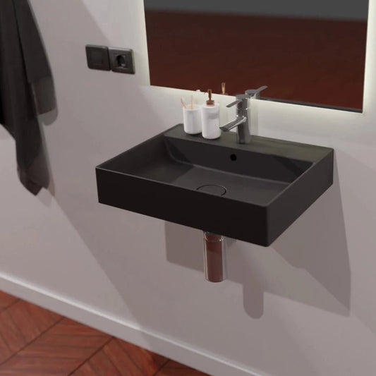 Fossil Natura Dukan Lavabo Suspendido 3622 Negro Mate