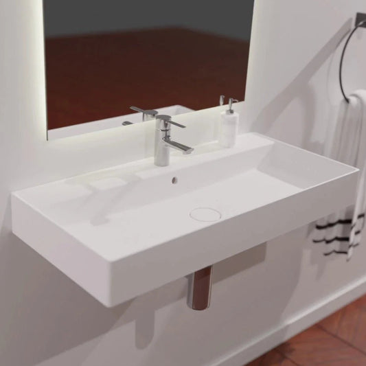 Fossil Natura Dukan Lavabo Suspendido 3625 Blanco Mate