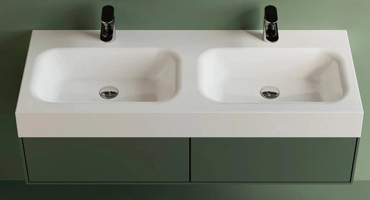Fossil Natura Malik Lavabo Doble Suspendido 3636 Blanco Mate