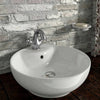 Fossil Natura Bowl Lavabo Sobre Encimera 183 Blanco Brillo