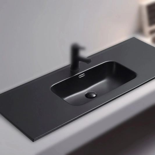 Fossil Natura Shiba Lavabo Sobre Mueble 2050 Negro Mate