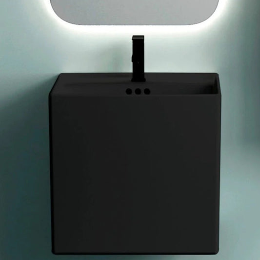 Fossil Natura Ivar Lavabo Suspendido 4392 Negro Mate