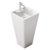 Fossil Natura Florencia Lavabo con Pedestal 1146 Blanco Brillo